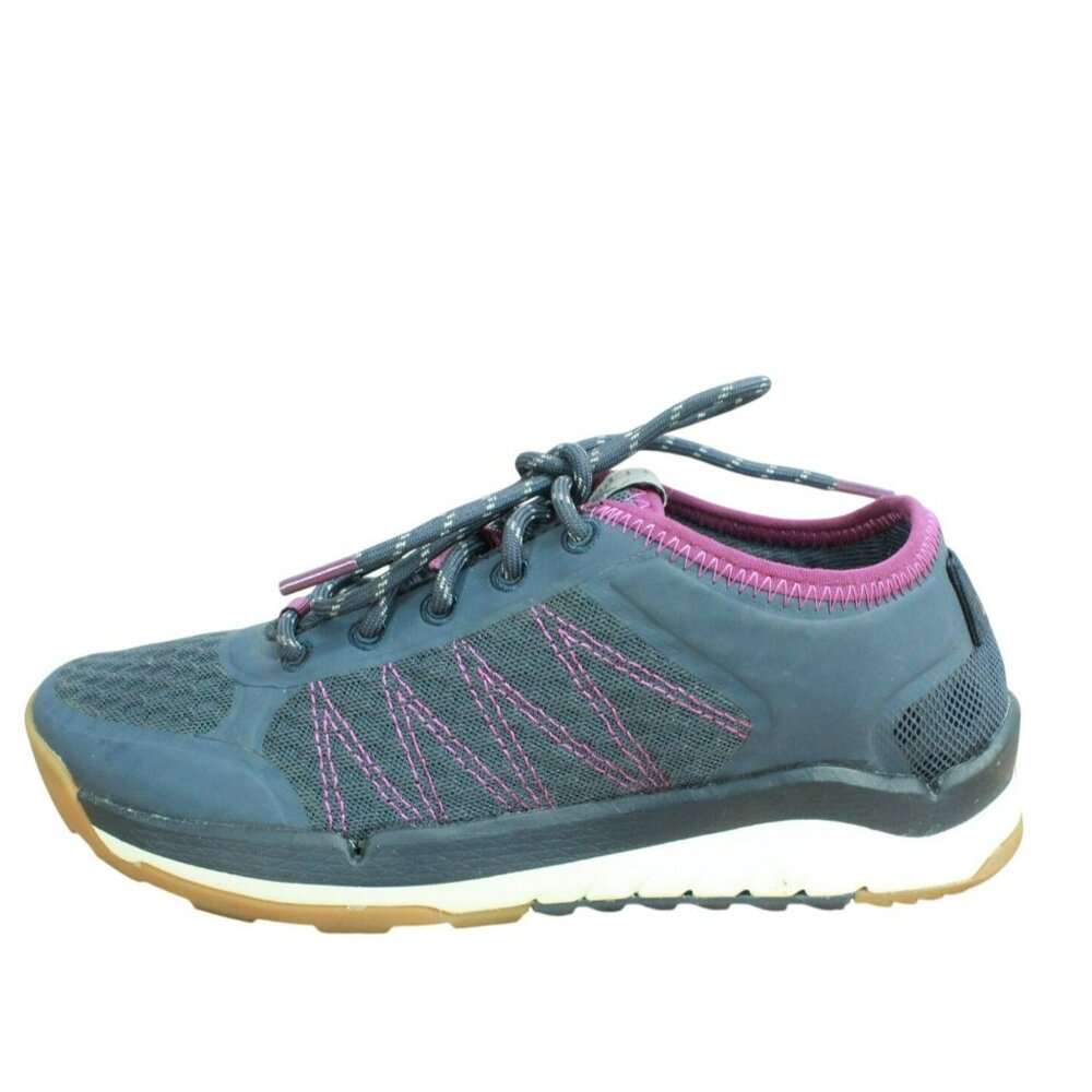 LL Bean Rocky Coast Sneaker Shoes Breathable Blue Purple 505860 Lace Up 7 M